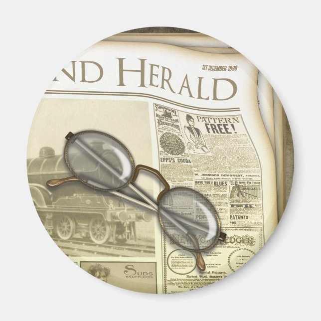 The Newspaper Round Magnets (Front)