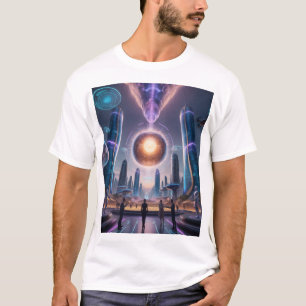 The Nexus of Innovation: A Visionary Future T-Shirt