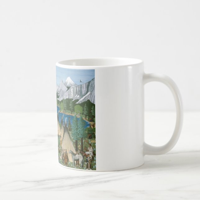 The Nez Perce ~ Wallowa Lake Coffee Mug (Right)