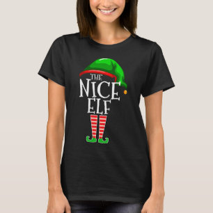 The Nice Elf Group Matching Family Christmas T-Shirt
