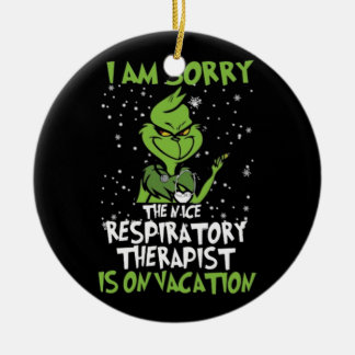 The Nice Respiratory Therapist Ceramic Tree Decoration
