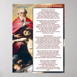 The Nicene Creed Poster
