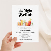 The Night Before Bachelor Retro Vintage Style