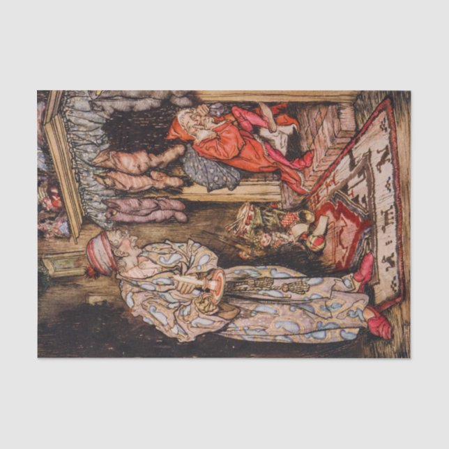 The Night Before Christmas by Arthur Rackham Tissue Paper (Front)