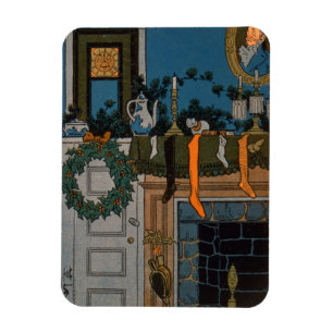 The Night Before Christmas by Denlow, 1903 (colour Magnet