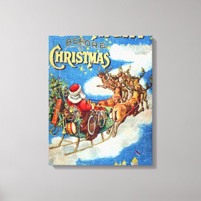 The Night Before Christmas Canvas Print (Front)