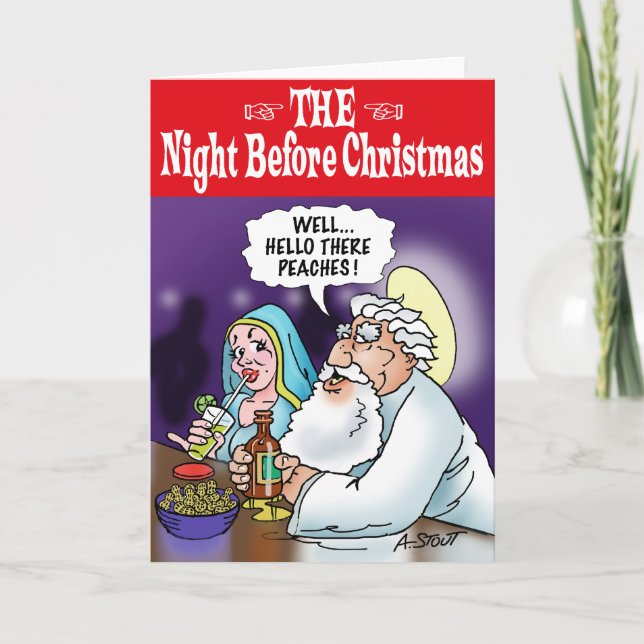 THE Night Before Christmas…! Holiday Card (Front)