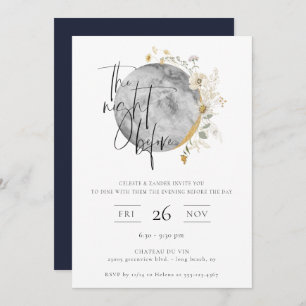 The Night Before Gilded Moon Invitation
