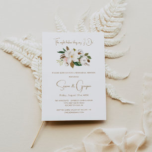 The Night Before I Do Magnolia Wedding Invitation