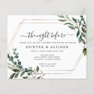 The Night Before   Invitation