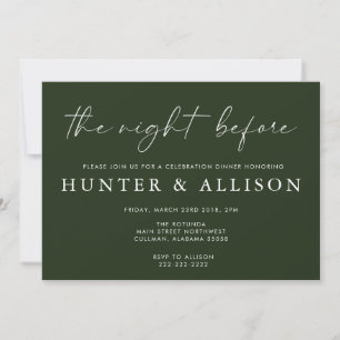 The Night Before Invitation
