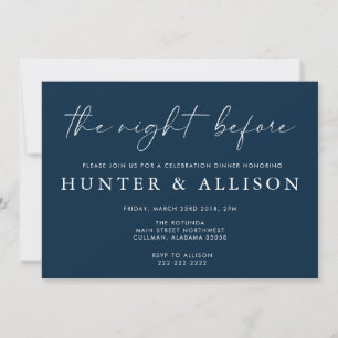 The Night Before   Invitation