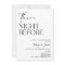 The Night Before Minimal Wedding Rehearsal Dinner