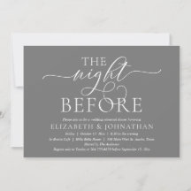 The Night Before, Modern Wedding Rehearsal Dinner 