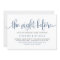 The Night Before Navy Blue Script Rehearsal Dinner