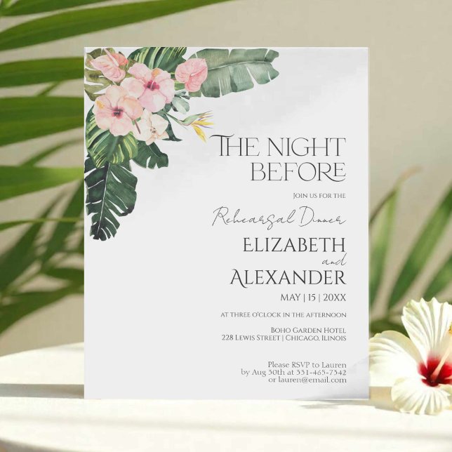 The night before Palm Tropical Rehearsal Dinner (Creator Uploaded)