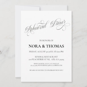 The Night Before Rehearsal Dinner Invitation
