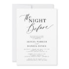 The night before rehearsal dinner