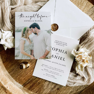 The Night Before Rehearsal Dinner Invitation