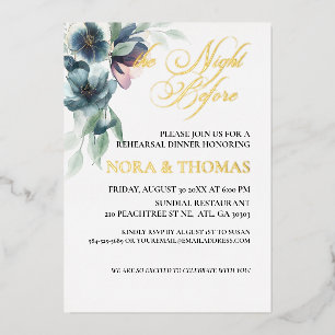 The Night Before Rehearsal Dinner Invitation