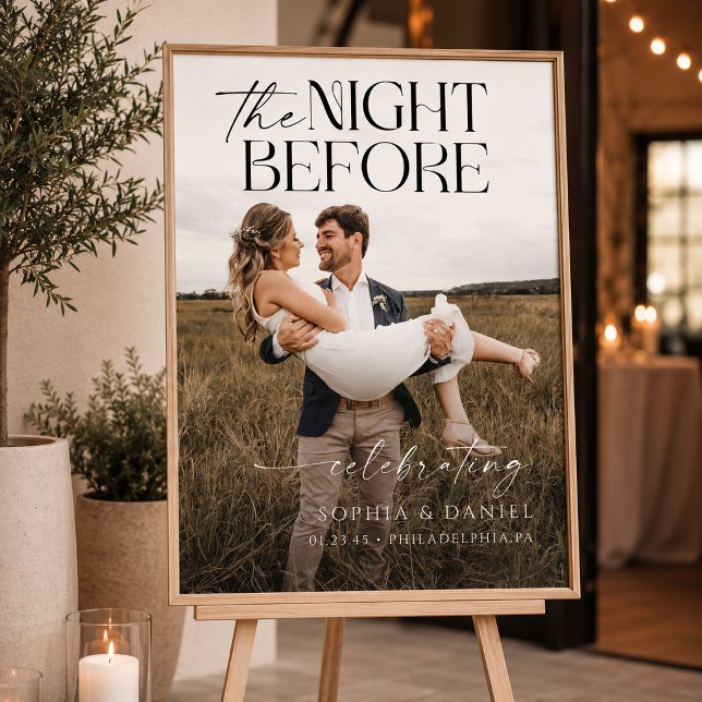 The Night Before Rehearsal Dinner Poster to Frame (Creator Uploaded)