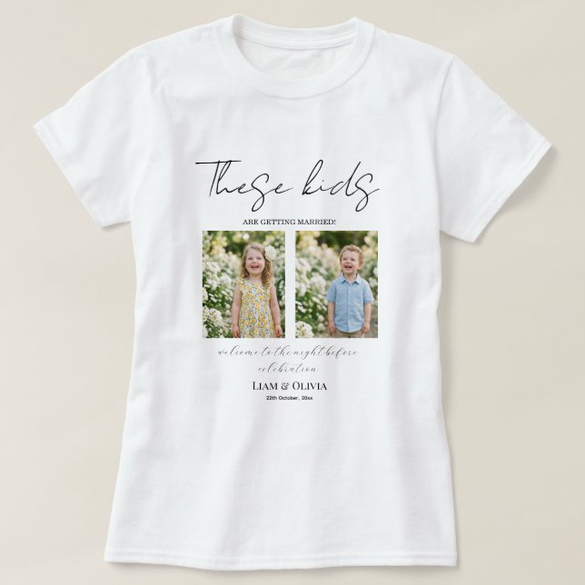 The Night Before Rehearsal Dinner  T-Shirt (Design Front)