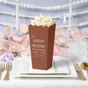 the Night Before Rehearsal Dinner Terracotta Party Favour Box