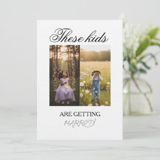 The Night Before Rehearsal Dinner, These Kids Are Invitation