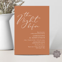 The Night Before Romantic Wedding Rehearsal Dinner