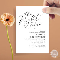 The Night Before Romantic Wedding Rehearsal Dinner