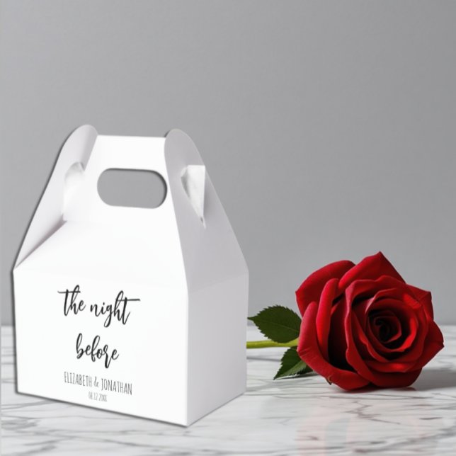 The Night Before Wedding Rehearsal Dinner Favour Box (Creator Uploaded)