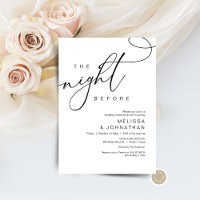 The Night Before, Wedding Rehearsal Dinner