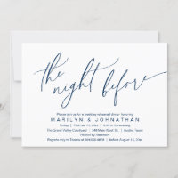 The Night Before, Wedding Rehearsal Dinner Party