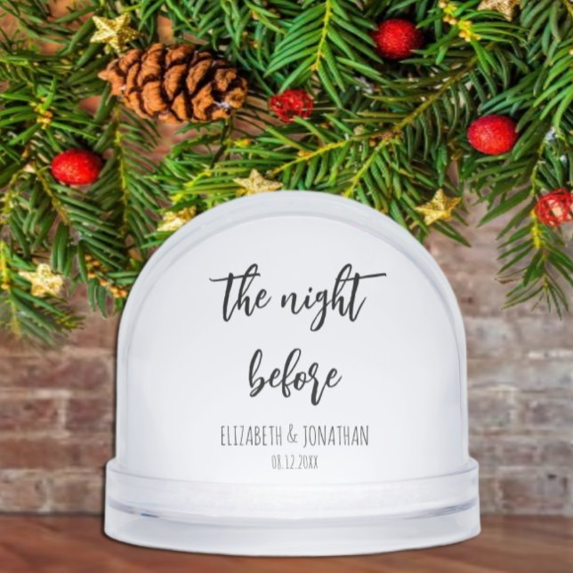 The Night Before Wedding Rehearsal Dinner Snowglobe (Creator Uploaded)