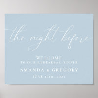 The Night Before Wedding Rehearsal Dinner Welcome