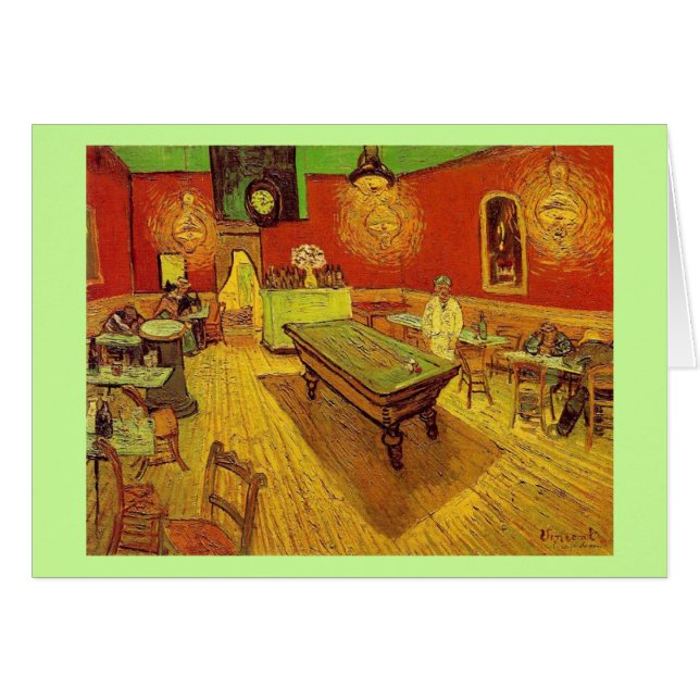 The Night Cafe by Vincent Van Gogh (Front Horizontal)