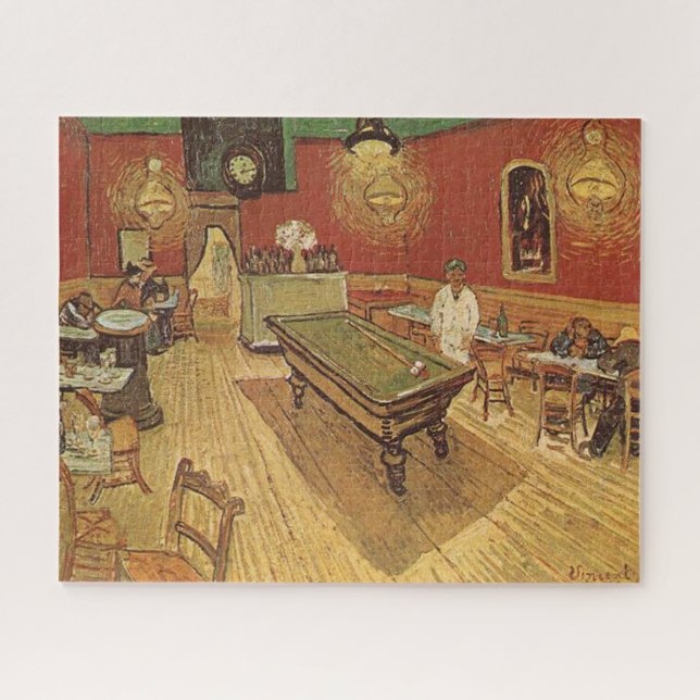 The Night Cafe ~ Vincent van Gogh Jigsaw Puzzle (Horizontal)