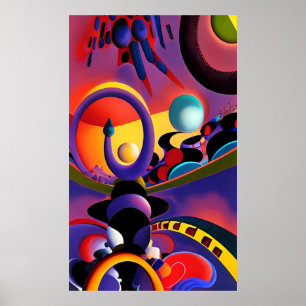 The Night Driver Ken Gauge Surrealism Poster