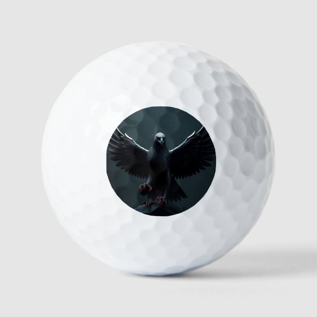 The Night Eagle Golf Balls (Front)