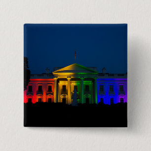The Night Gay Marriage Became Legal in America 15 Cm Square Badge