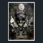 'The Night Marcher' art print - (pop surreal art)<br><div class="desc">Fantastic art poster print of my painting 'The Night Marcher'. Superb print quality and ready to frame. Add a a splash of spooky tiki cool to your walls today!</div>