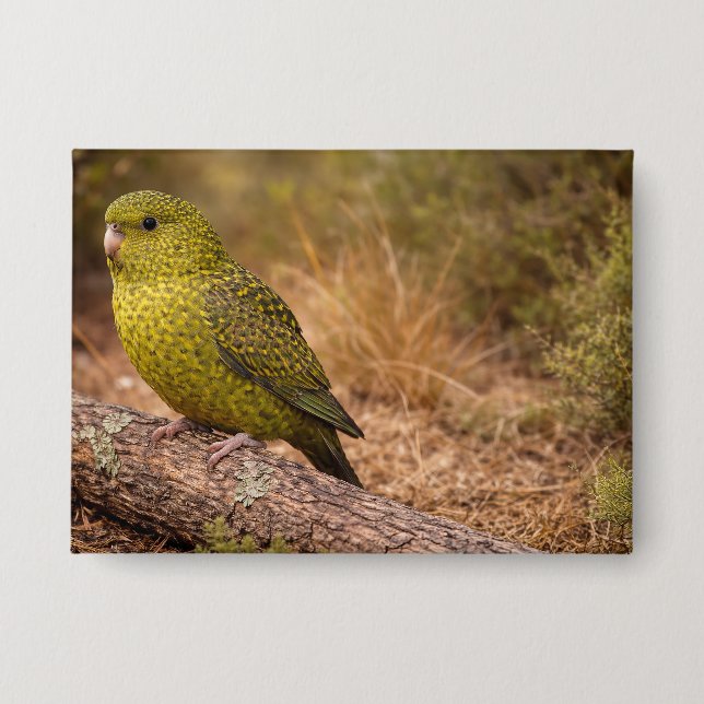 The Night Parakeet Badge Large (Front)