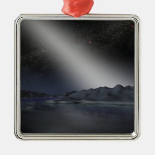 The night sky from a hypothetical alien planet metal tree decoration