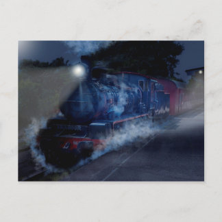 The night train postcard