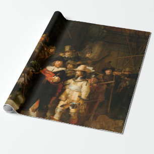 The Night Watch By Rembrandt Wrapping Paper