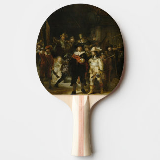 The Night Watch-Rembrandt Ping Pong Paddle