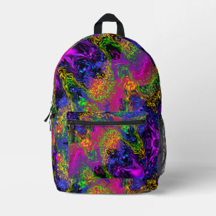 The Nightly Abstract Printed Backpack