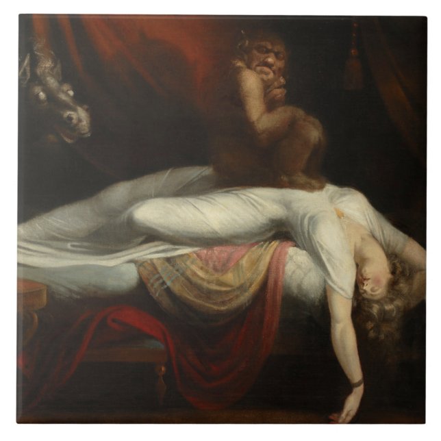 The Nightmare (by Henry Fuseli) Tile (Front)