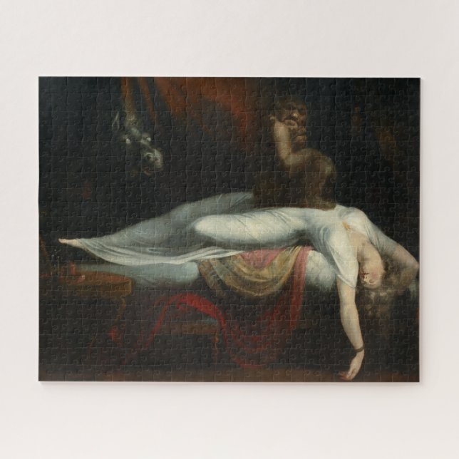 The Nightmare Henry Fuseli Painting Jigsaw Puzzle (Horizontal)