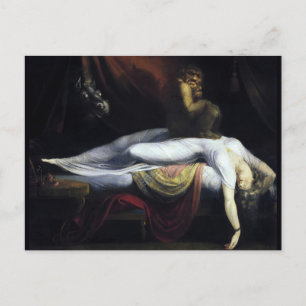 The Nightmare painting by John Henry Fuseli Postcard